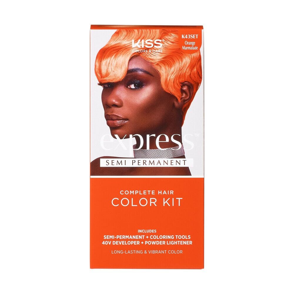 RED BY KISS EXPRESS SEMI-PERMANENT - COMPLETE HAIR COLOR KIT