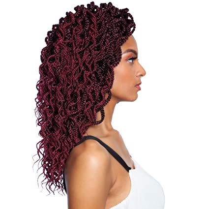 Mane Concept Synthetic Afri Naptural Crochet Braid - TWB204 2X WANDA BOX BRAID 12" - Hollywood Beauty STL