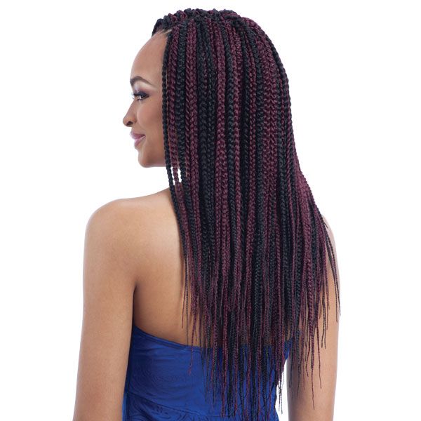 Model Model Glance Crochet Braid NATURAL FINISHED BOX BRAID 18 Inch - Hollywood Beauty STL