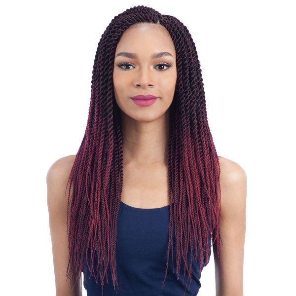 Model Model Glance Crochet Braid NATURAL FINISHED SENEGALESE TWIST 18 Inch - Hollywood Beauty STL
