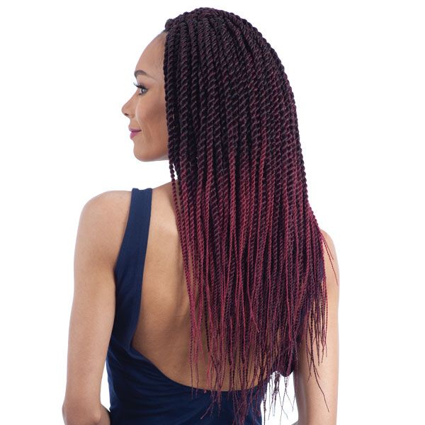 Model Model Glance Crochet Braid NATURAL FINISHED SENEGALESE TWIST 18 Inch - Hollywood Beauty STL