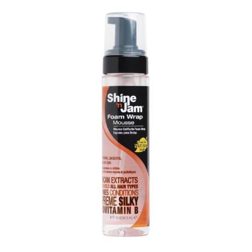 Ampro Shine 'n Jam Foam Wrap Mousse Supreme 8oz/ 236.5ml Find Your New Look Today!