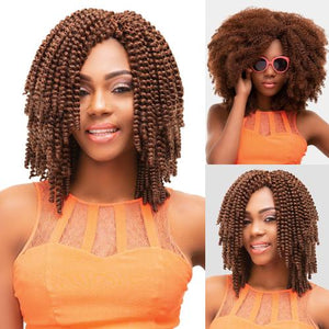 AU-THEN-TIC 18 Inch 2 Pack Afro Kinky Twist Braid Hair Pre Looped