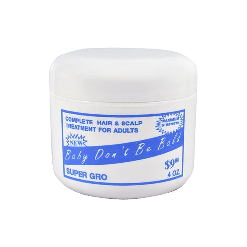 Baby Don't Be Bald Hair & Scalp Treatment For Adult Super Gro 4oz, Hollywood Beauty, St. Louis