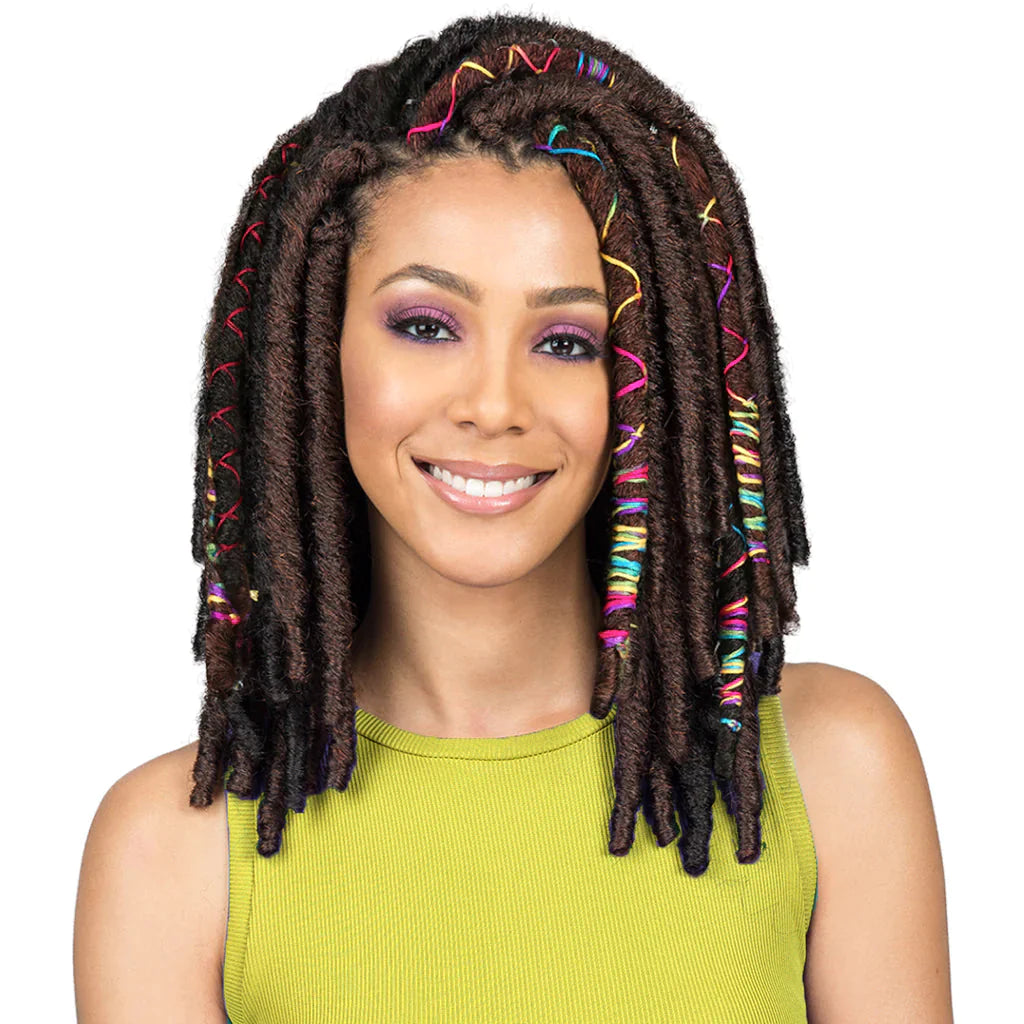 LULUTRESS Sensationnel Crochet Braids 2X Fully-Folded Micro Locs