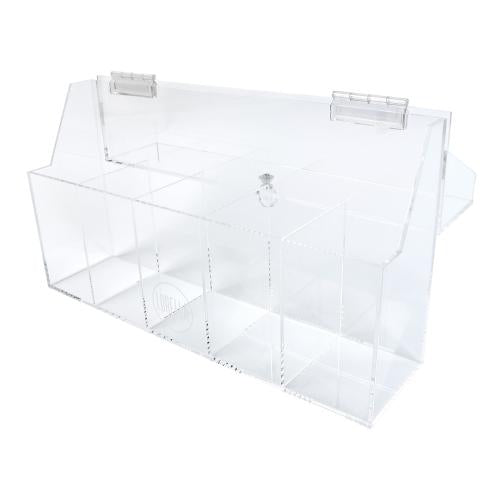 Makeup Brush Holder - Clear Crystal Brush Holder - Lurella Cosmetics