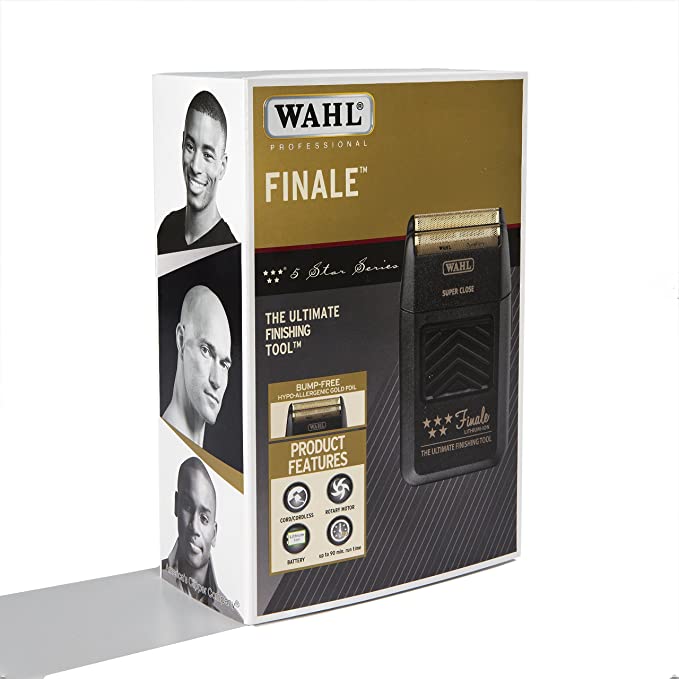 Wahl Professional 5 Star Series Finale Shaver #8164 - Finishing and Blending Bald Fades, Bump Free & Super Close Shave, 90+ Minutes Run Time Find Your New Look Today!