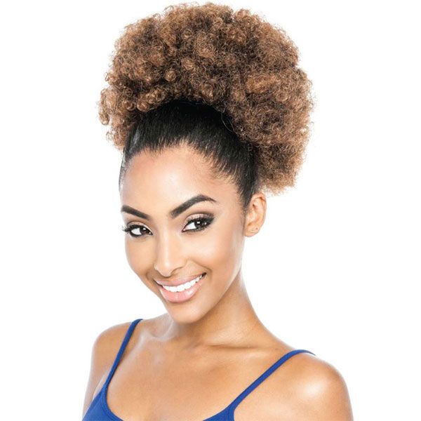 Mane Concept Synthetic Yellowtail Wrap & Tie Ponytail - AFRO WNT LARGE - Hollywood Beauty STL