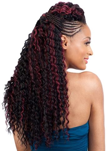 Model Model Glance Braid BAHAMA CURL 20 Inch - Hollywood Beauty STL