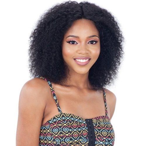 Model Model Nude Fresh Brazilian Human Hair Lace Front Wig Wet & Wavy BRIGHT CURL - Hollywood Beauty STL