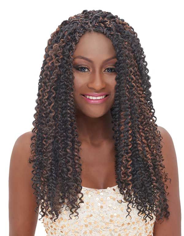 Janet Collection Noir Crochet Braid BOHEMIAN BRAID 22 Inch - Hollywood Beauty STL