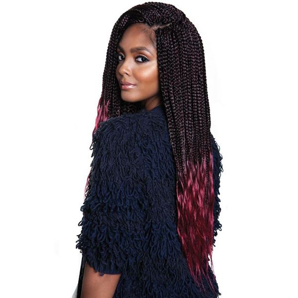 Mane Concept Synthetic Afri Naptural Crochet Braid - BOX305 3X KRITZ BOX BRAID 24" - Hollywood Beauty STL