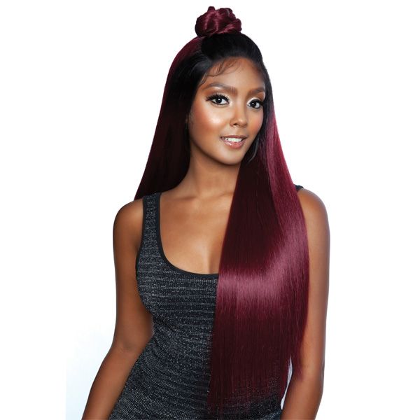Mane Concept Brown Sugar Human Hair Blend Invisible Whole Lace Wig - BSI404 SEQUOIA - Hollywood Beauty STL