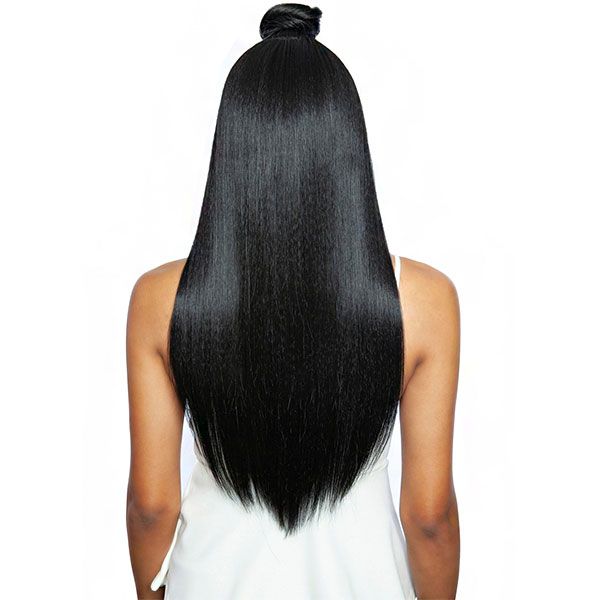 Brown Sugar Human Hair StyleMix Versatile Whole Lace Front Wig BSX10 TOP KNOTS STRAIGHT 26 Inch - Hollywood Beauty STL