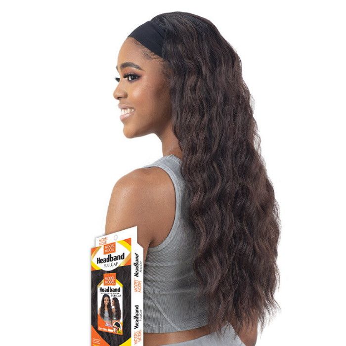 Model Model Synthetic Headband Full Cap Wig - CHEYENNE - Hollywood Beauty STL