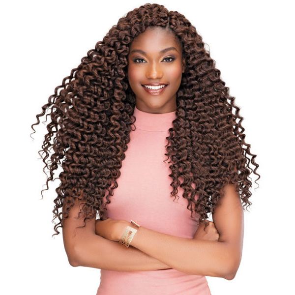 Janet Collection Synthetic Braid - 2X PERM PERUVIAN DOMINICAN CURL 18" - Hollywood Beauty STL