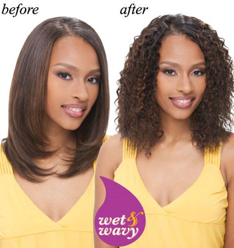 Janet Collection INDIAN REMI Wet & Wavy Human Hair Water Deep Weave 10 - 16 Inch - Hollywood Beauty STL