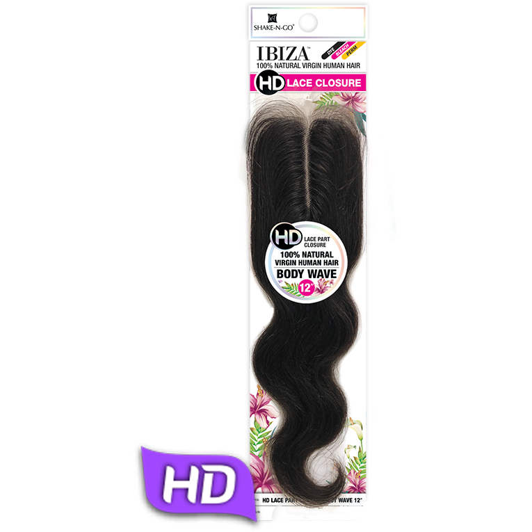 Shake N' Go: Ibiza - Body Wave 12" HD Lace Closure - Hollywood Beauty STL