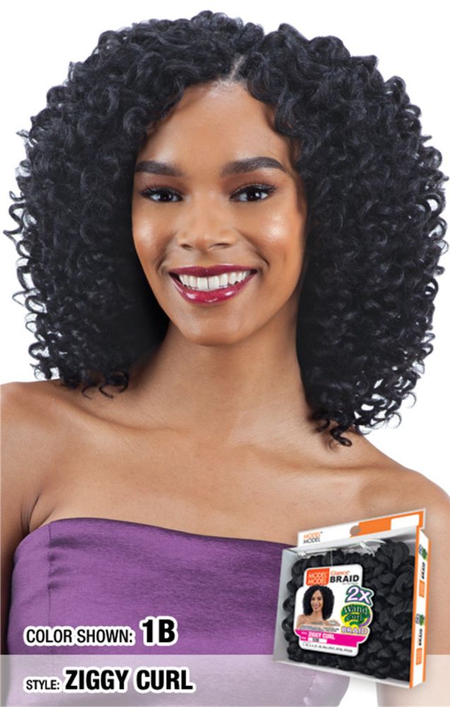 Model Model Glance 2X Wand Curl Braid ZIGGY CURL - Hollywood Beauty STL
