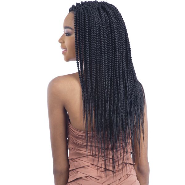 Model Model Synthetic Crochet Glance Braid - PRE STRETCHED NIGERIAN BRAID 20" - Hollywood Beauty STL