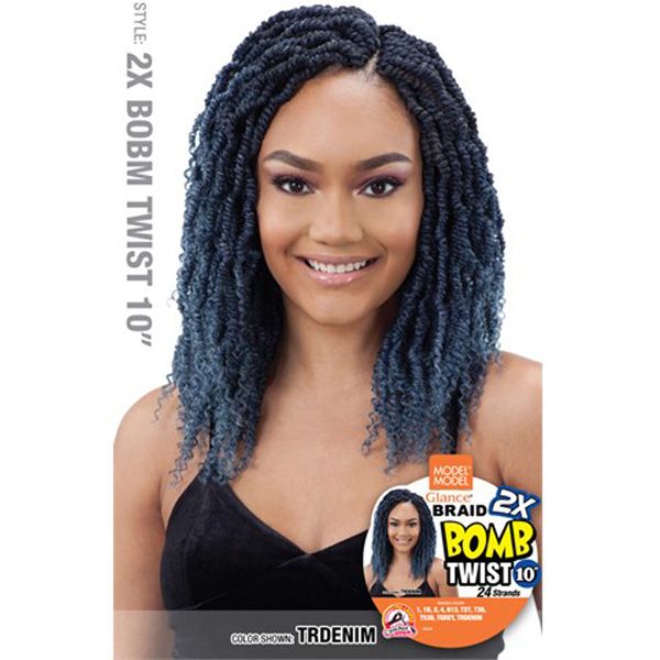 Model Model Glance Braid 2X BOMB TWIST 10" - Hollywood Beauty STL