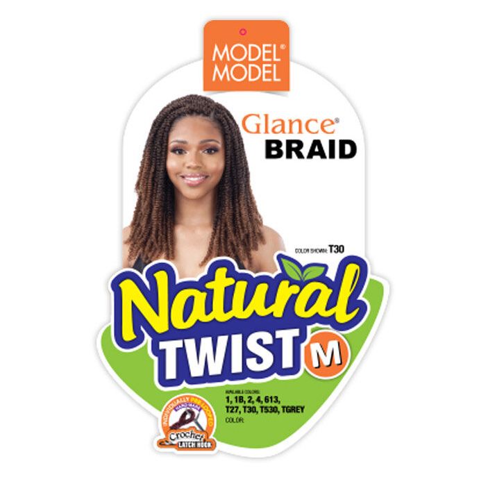 Model Model Glance Natural Twist Braid (M) - Hollywood Beauty STL