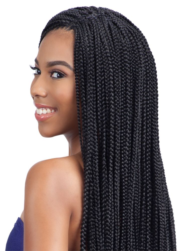 Model Model Glance Crochet Braid LONG SMALL BOX BRAID - Hollywood Beauty STL