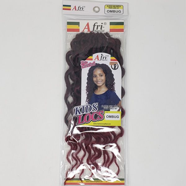 Mane Concept Synthetic Afri Naptural Crochet Braid - KLOC03 GIGI RIPPLE FAUX LOCS - Hollywood Beauty STL