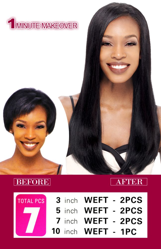 Model Model Dreamweaver Clip In Human Hair 14" - 18" 7 Pcs - Hollywood Beauty STL