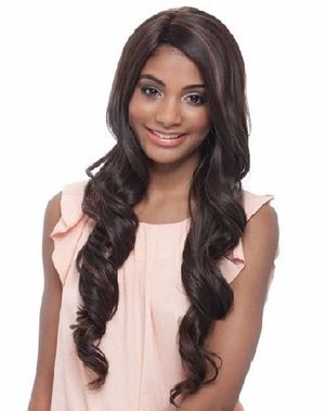 Janet Collection Natural Super Flow Lace Front Wig Deep Part ELVEEN - Hollywood Beauty STL