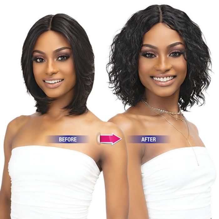 Janet Collection Virgin Remy Indian Hair LUSCIOUS WET N WAVY LACE WIG - KHLOE - Hollywood Beauty STL