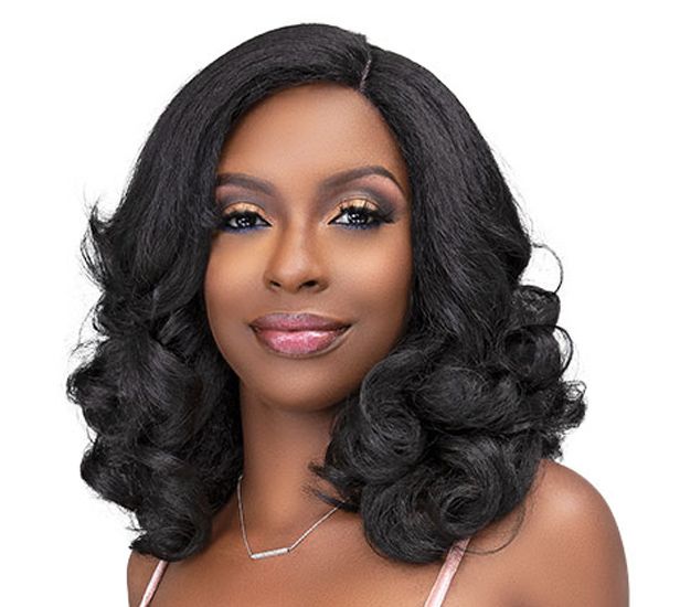 Janet Collection Synthetic Natural Me Blowout HD LACE WIG SIERRA - Hollywood Beauty STL