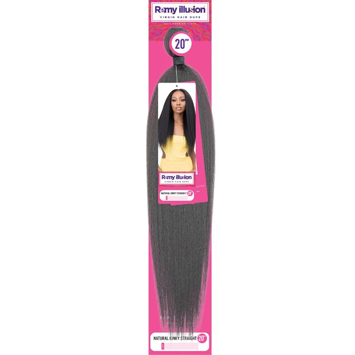 Janet Collection 100% Premium Fiber Natural Kinky Straight Weave 20 - Hollywood Beauty STL