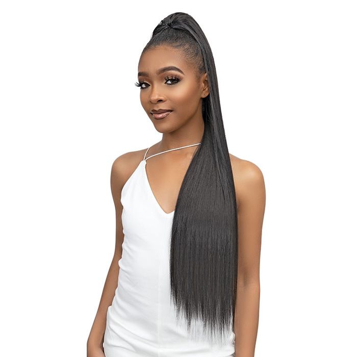 Janet Collection Remy Illusion Ponytail - STRAIGHT 32" - Hollywood Beauty STL