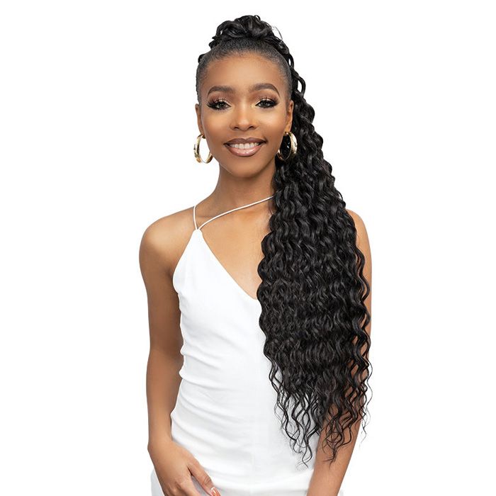 Janet Collection Remy Illusion Ponytail - WAVE 32" - Hollywood Beauty STL