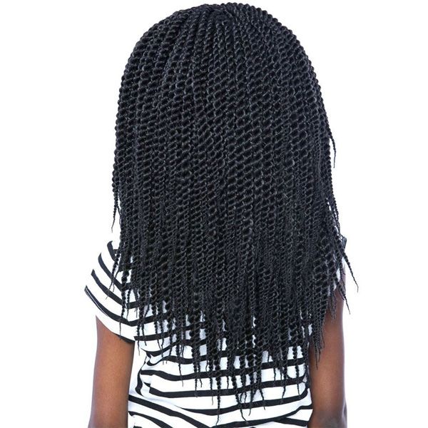 Mane Concept Synthetic Afri Naptural Kids Rock Crochet Braid - KR03 SENEGALESE TWIST 12" - Hollywood Beauty STL