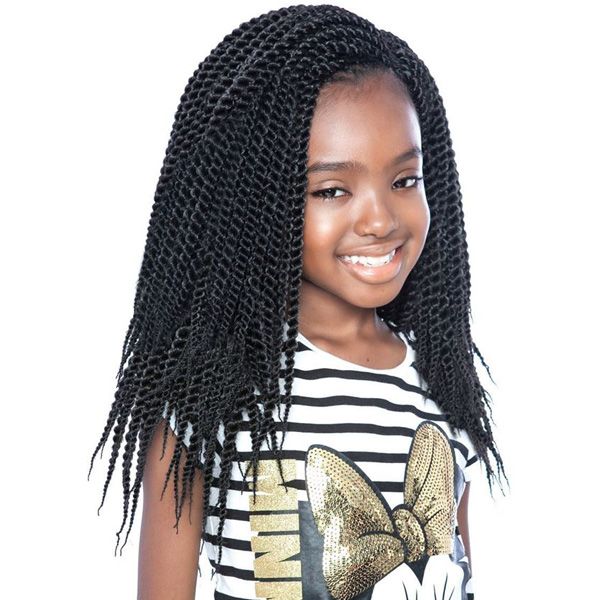 Mane Concept Synthetic Afri Naptural Kids Rock Crochet Braid - KR03 SENEGALESE TWIST 12" - Hollywood Beauty STL