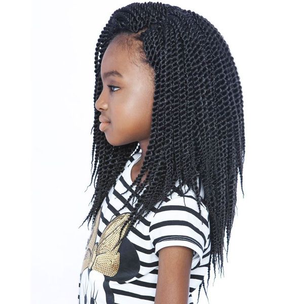 Mane Concept Synthetic Afri Naptural Kids Rock Crochet Braid - KR03 SENEGALESE TWIST 12" - Hollywood Beauty STL