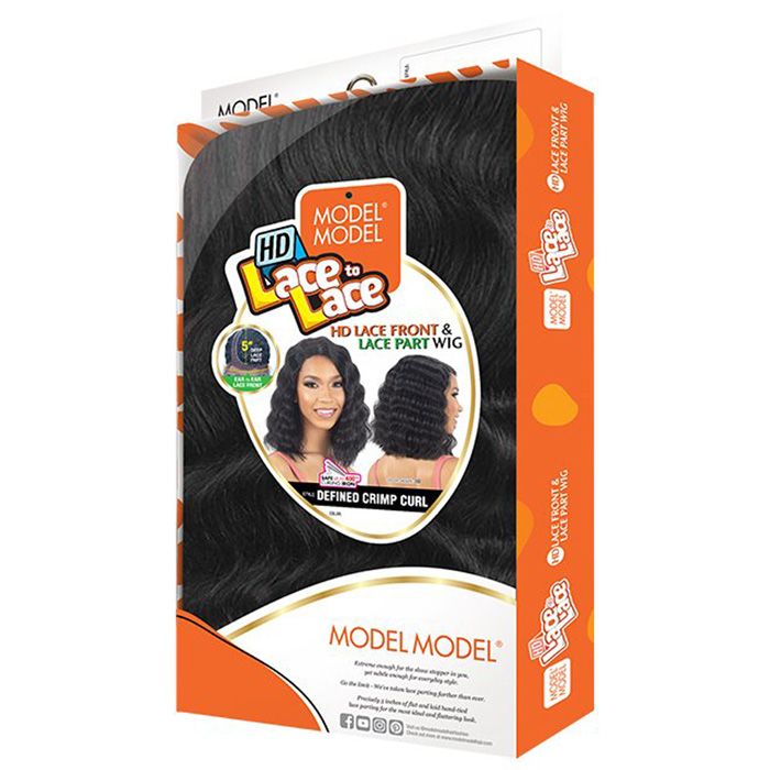 ModelModel Synthetic HD Lace Front & Part Wig - Defined Crimp Curl - Hollywood Beauty STL