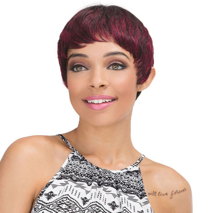Janet Collection Nude Air Lace Front R Part Wig - TRUDY - Hollywood Beauty STL