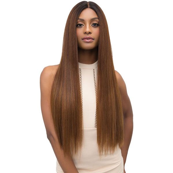 Janet Collection Premium Fiber Extended Deep Part Lace Front Wig - LEAH - Hollywood Beauty STL