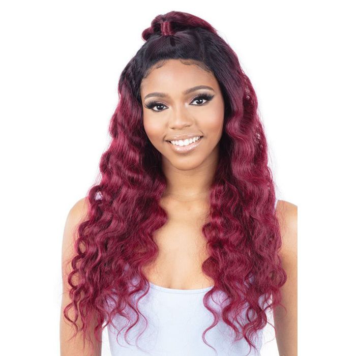 ModelModel Synthetic HD Lace Front Half-Up Wig - ANGIE - Hollywood Beauty STL