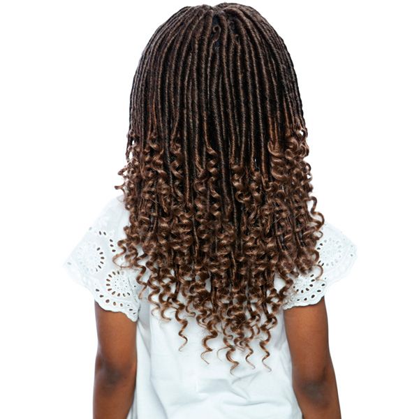 Mane Concept Synthetic Afri Naptural Kids Locs Crochet Braid - KLOC02 LULU GODDESS LOCS 10" - Hollywood Beauty STL