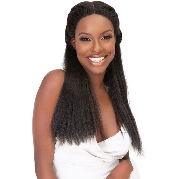 Janet Collection Natural Me Deep Part Swiss Lace Front Wig - BRAID LULU - Hollywood Beauty STL