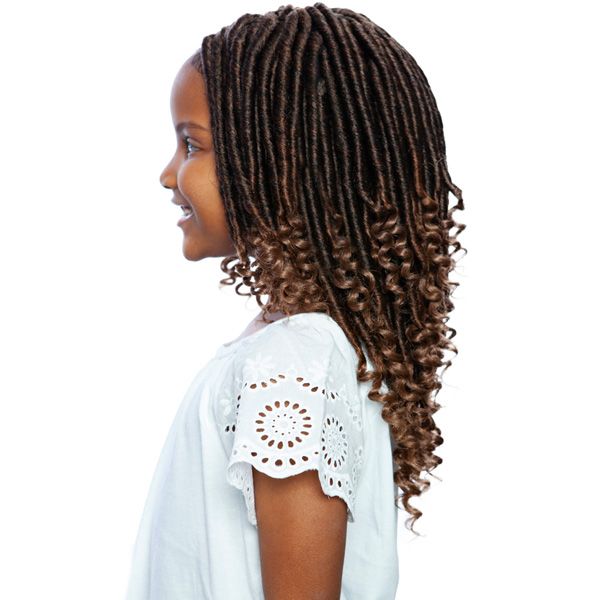 Mane Concept Synthetic Afri Naptural Kids Locs Crochet Braid - KLOC02 LULU GODDESS LOCS 10" - Hollywood Beauty STL