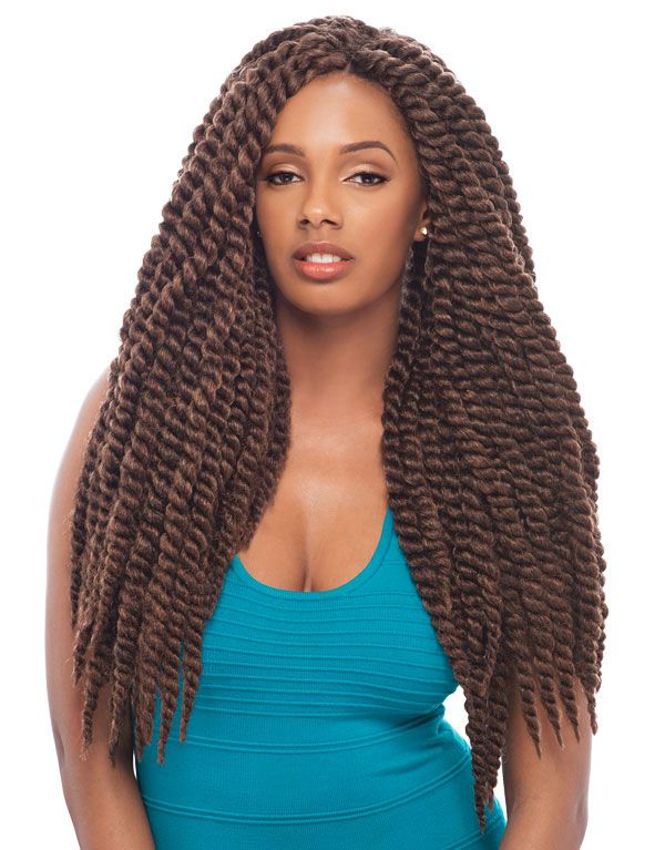 Janet Collection Noir 2X Havana MAMBO TWIST BRAID 24 Inch (2-N-1 Function) - Hollywood Beauty STL