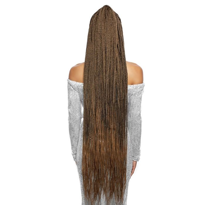 Mane Concept Inspire Braid 4x4 HD Lace Front Wig - RCHB203 BOX BRAID 46" - Hollywood Beauty STL