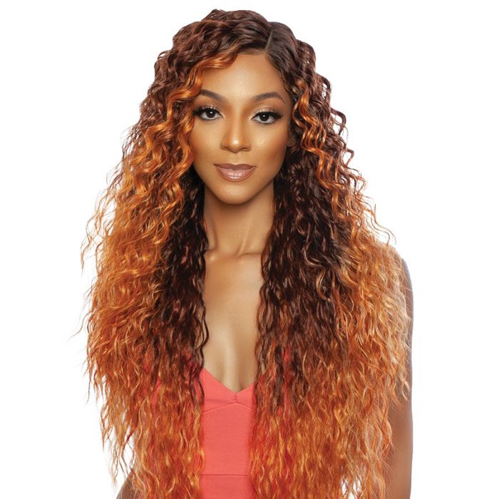 Mane Concept Red Carpet Curly Obsessed Synthetic HD Lace Front Wig - RCHC204 2C DEFINED WAVES - Hollywood Beauty STL