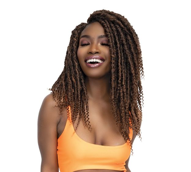 Janet Collection Nalatress Synthetic Hair Crochet Braid MAVERICK LOCS 12" - Hollywood Beauty STL