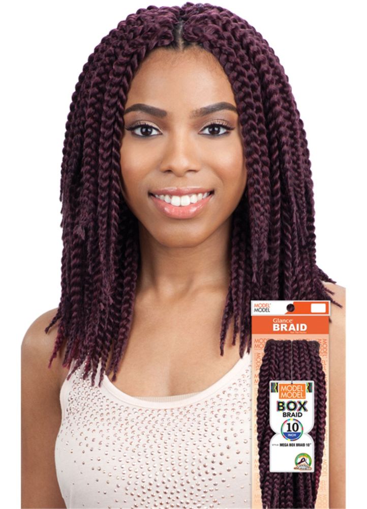 Model Model Glance Braid MEGA BOX BRAID 10 Inch - Hollywood Beauty STL